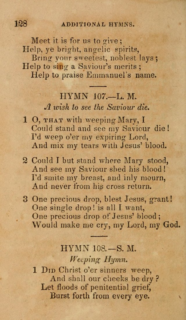 The Religious Songster: being a choice selection of hymns, adapted to the public and private devotions of Christians of all denominations: suitable to be used at missionary, temperance . . . page 132