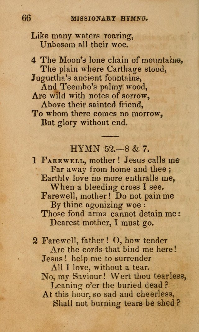 The Religious Songster: being a choice selection of hymns, adapted to the public and private devotions of Christians of all denominations: suitable to be used at missionary, temperance . . . page 68