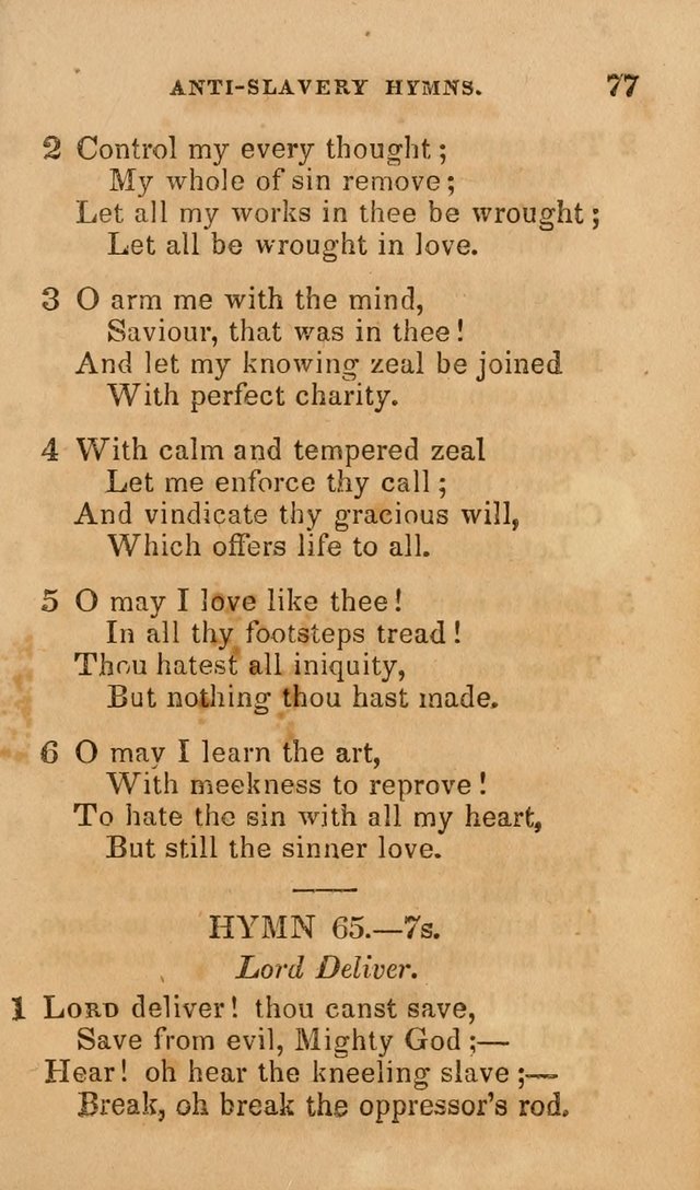 The Religious Songster: being a choice selection of hymns, adapted to the public and private devotions of Christians of all denominations: suitable to be used at missionary, temperance . . . page 79