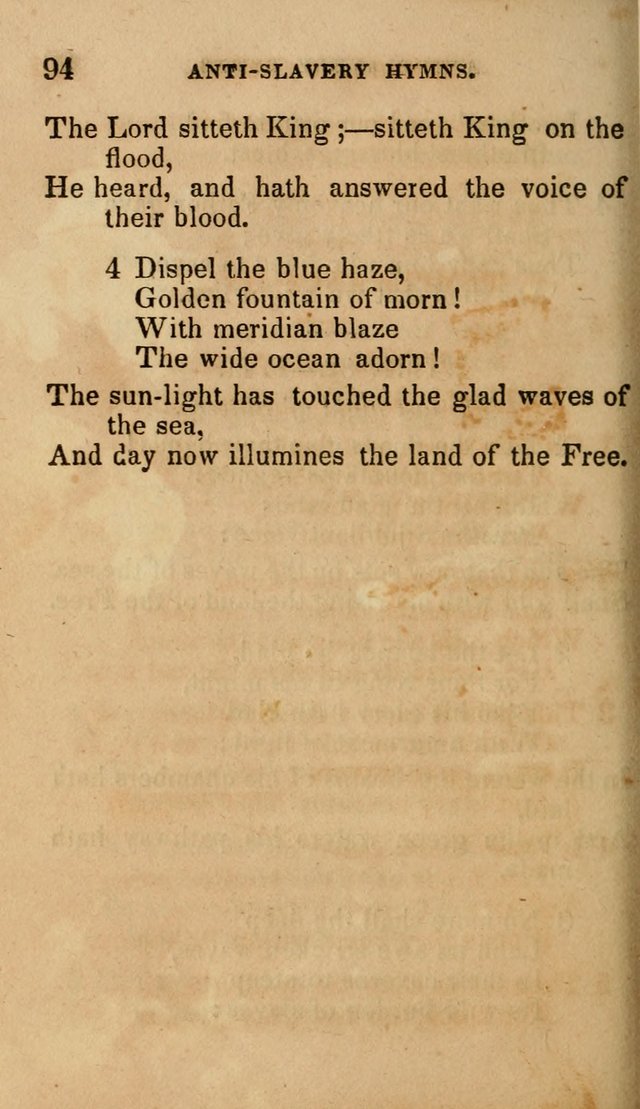 The Religious Songster: being a choice selection of hymns, adapted to the public and private devotions of Christians of all denominations: suitable to be used at missionary, temperance . . . page 96