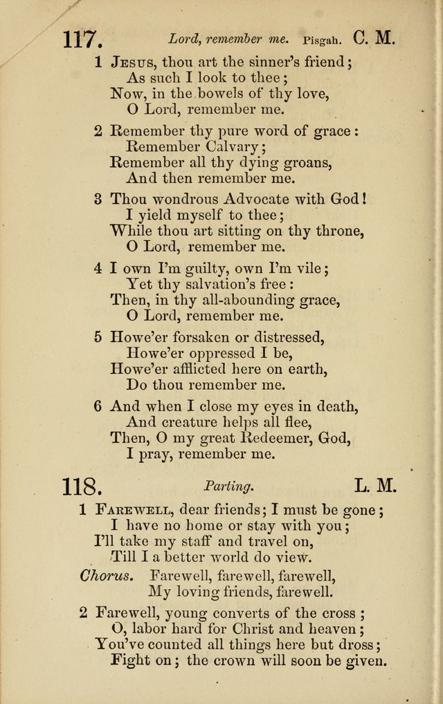 Revival Songs : a new collection of hymns and spiritual songs for closet and family worship, prayer, conference, revival and protracted meetings page 67