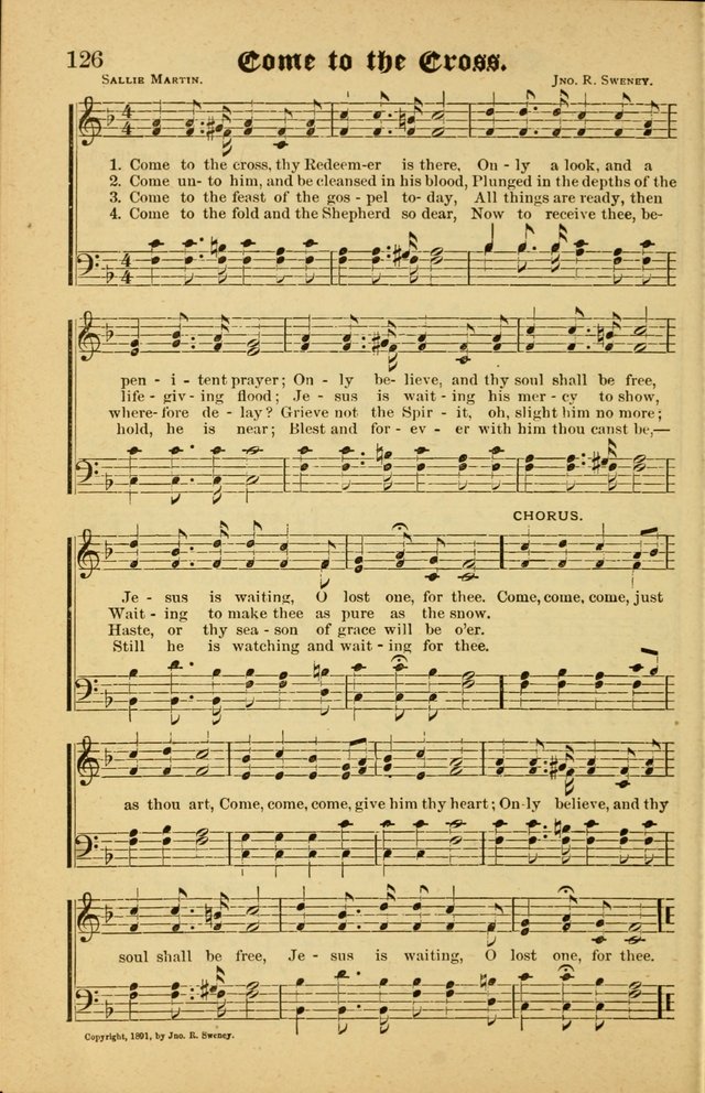Radiant Songs: for use in meetings for Christian worship or work page 126