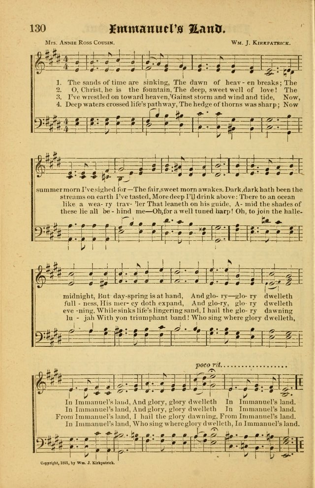 Radiant Songs: for use in meetings for Christian worship or work page 130