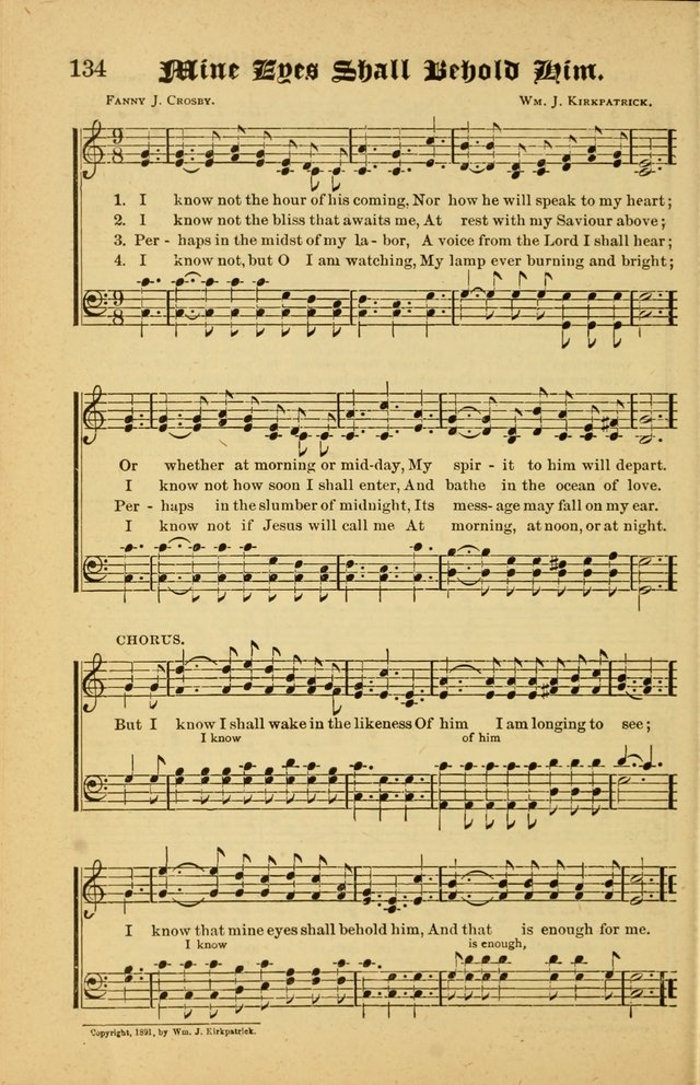 Radiant Songs: for use in meetings for Christian worship or work page 134