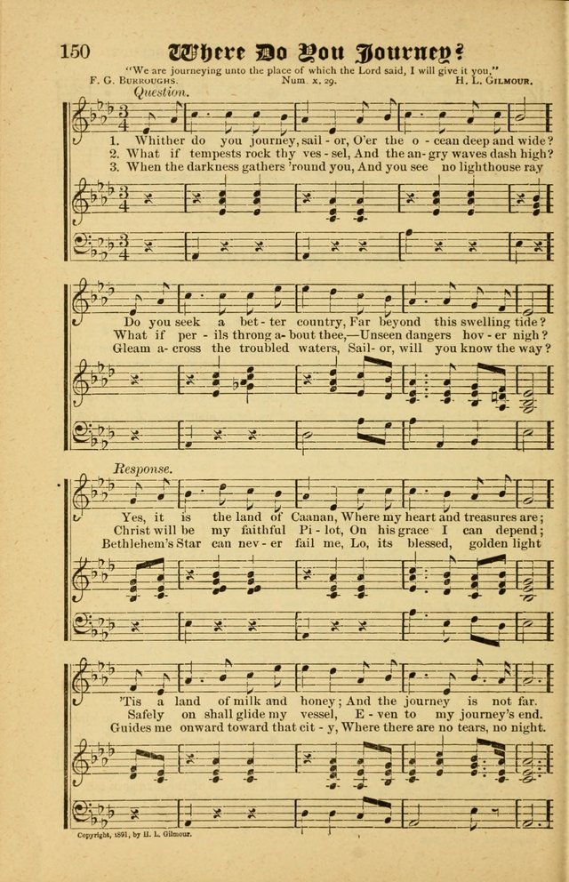 Radiant Songs: for use in meetings for Christian worship or work page 150