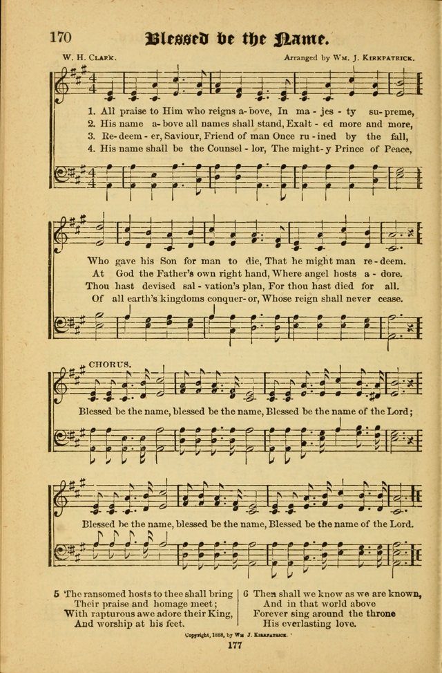 Radiant Songs: for use in meetings for Christian worship or work page 170