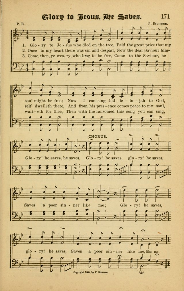 Radiant Songs: for use in meetings for Christian worship or work page 171