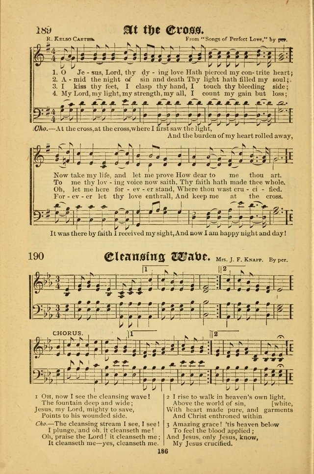 Radiant Songs: for use in meetings for Christian worship or work page 186