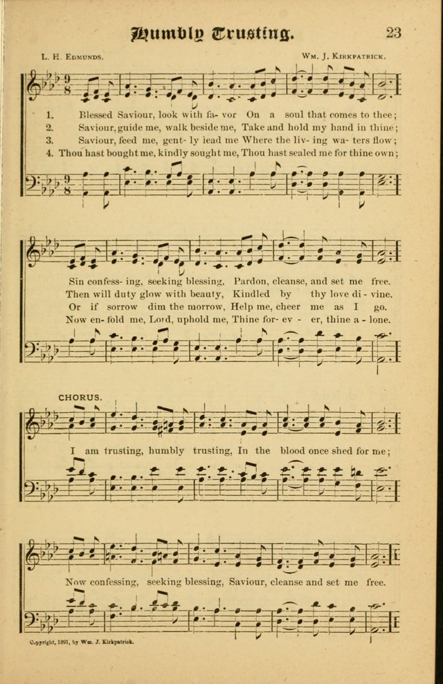 Radiant Songs: for use in meetings for Christian worship or work page 23