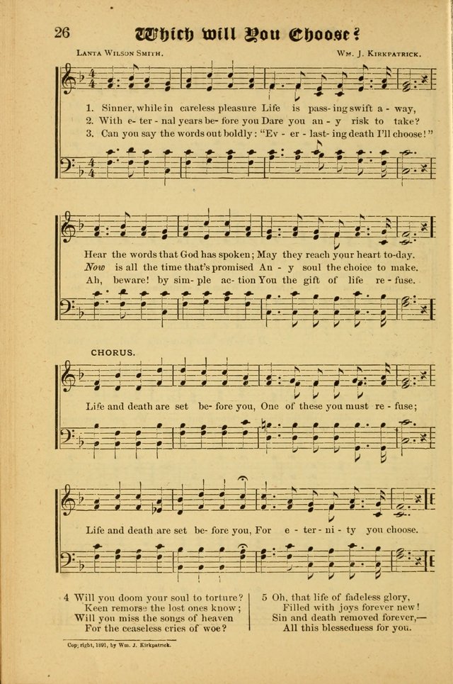 Radiant Songs: for use in meetings for Christian worship or work page 26