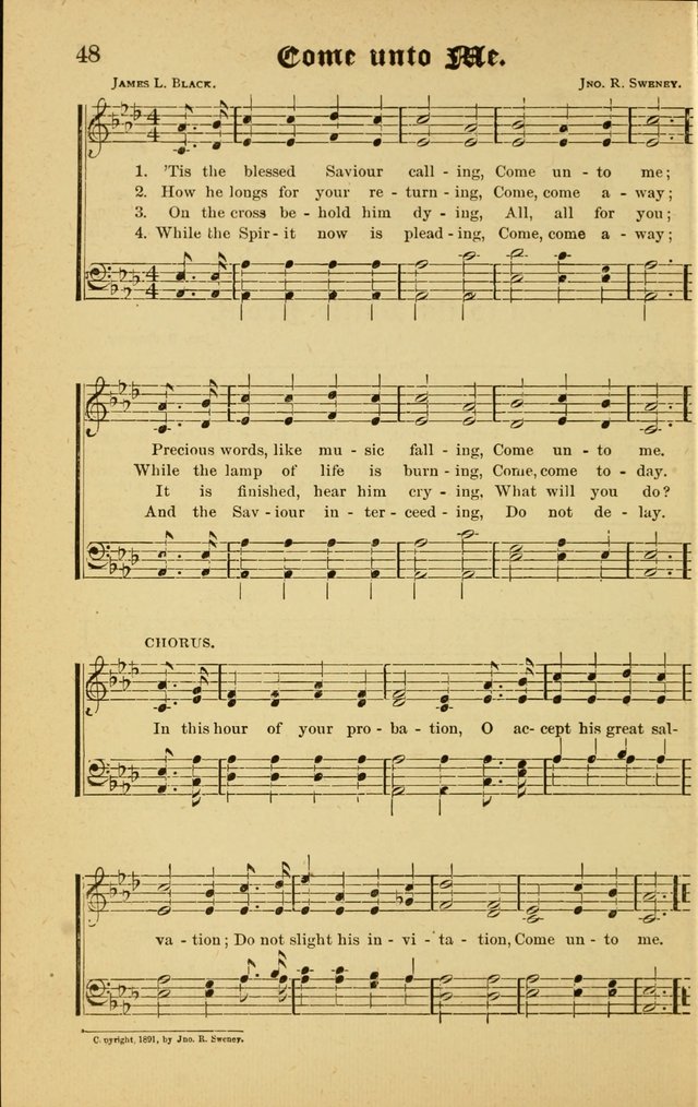 Radiant Songs: for use in meetings for Christian worship or work page 48