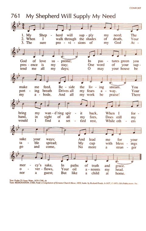 RitualSong: a hymnal and service book for Roman Catholics page 1050