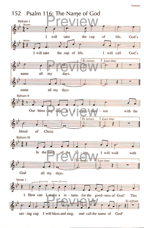 RitualSong: a hymnal and service book for Roman Catholics page 248
