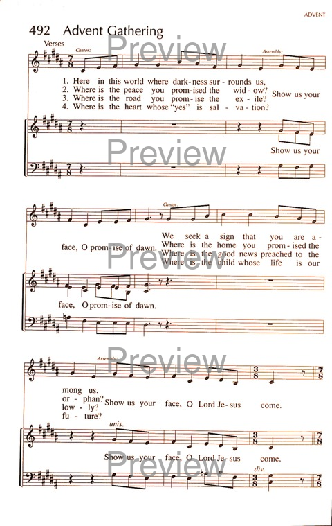 RitualSong: a hymnal and service book for Roman Catholics page 662