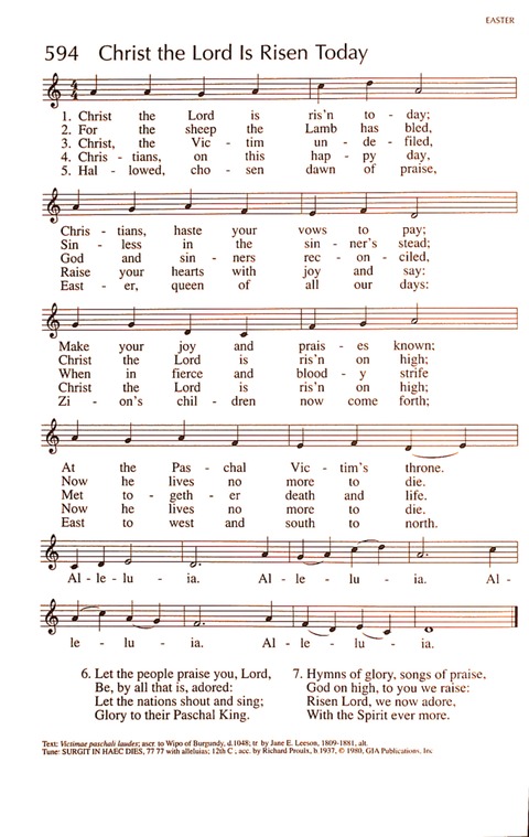 RitualSong: a hymnal and service book for Roman Catholics page 808