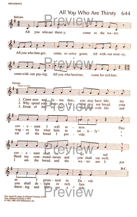 RitualSong: a hymnal and service book for Roman Catholics page 875