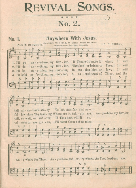 Revival Songs No. 2 page 1