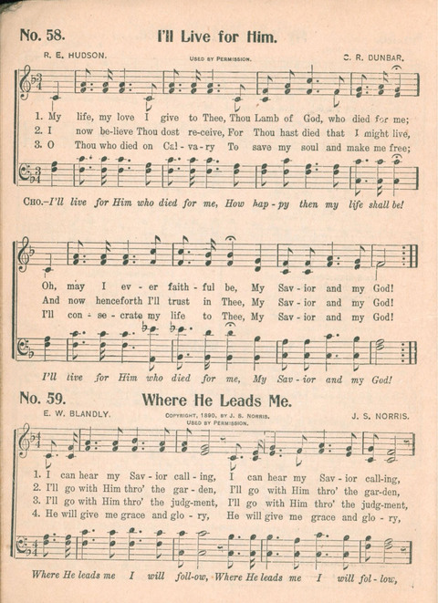 Revival Songs No. 2 page 58