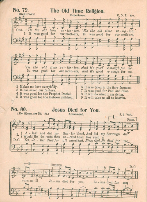 Revival Songs No. 2 page 70