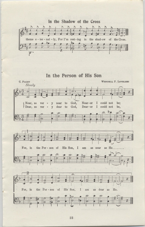 Radio Songs and Choruses of the Gospel No. 1 page 21