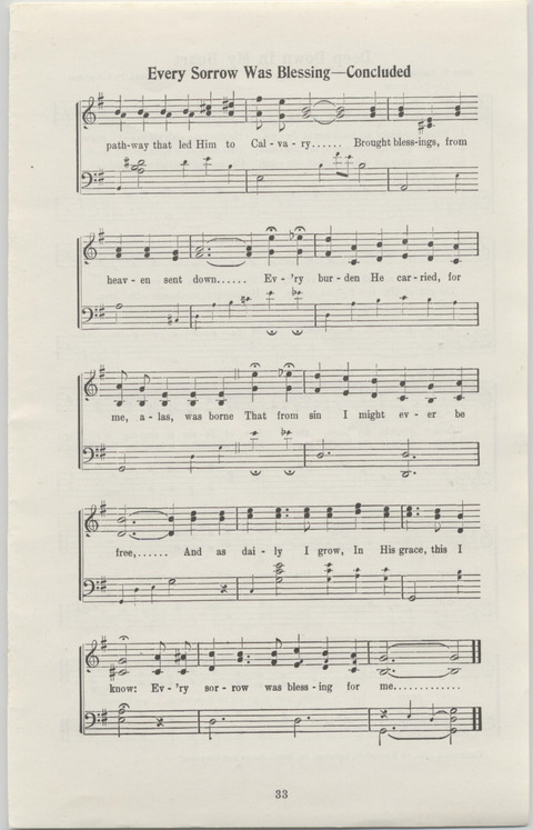 Radio Songs and Choruses of the Gospel No. 1 page 31