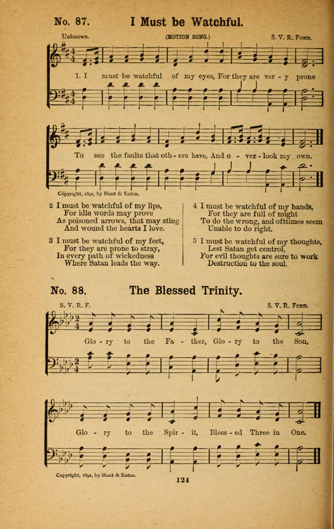 Recitations Song and Story: for Sunday and day schools, primary and intermediate Departments page 124