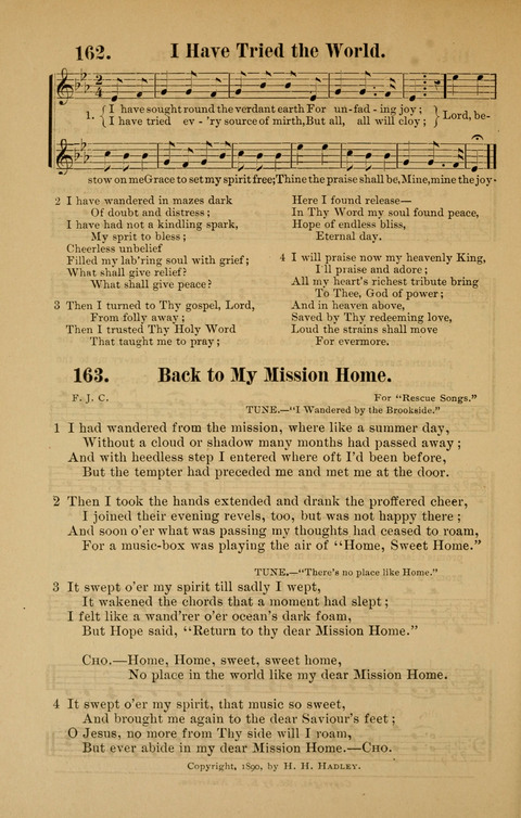 Rescue Songs: words and music with standard selections page 148