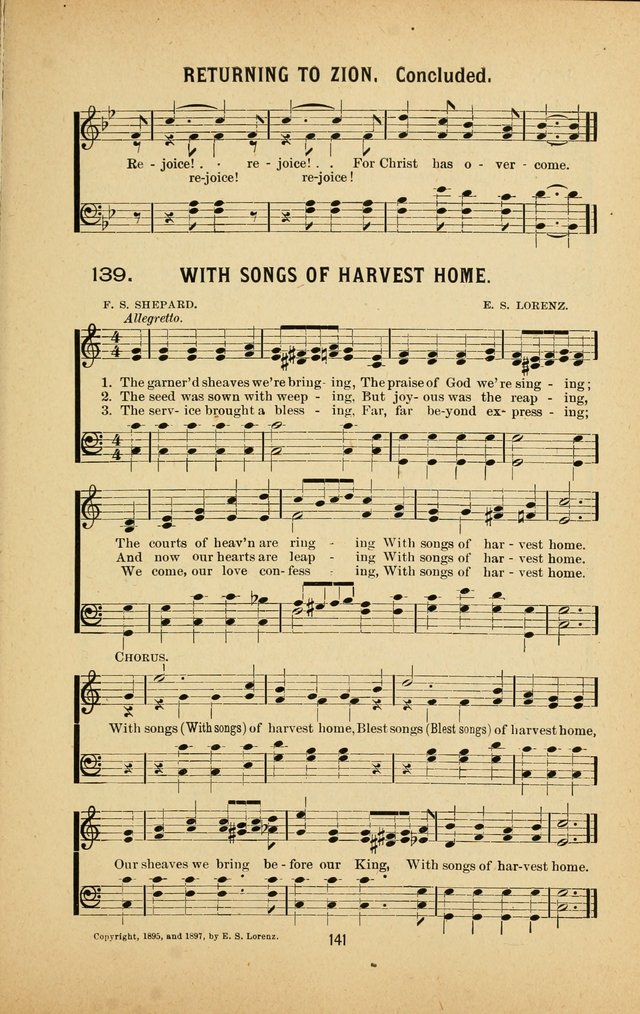 Riches of Grace: a Collection of New Songs and Standard Hymns page 141