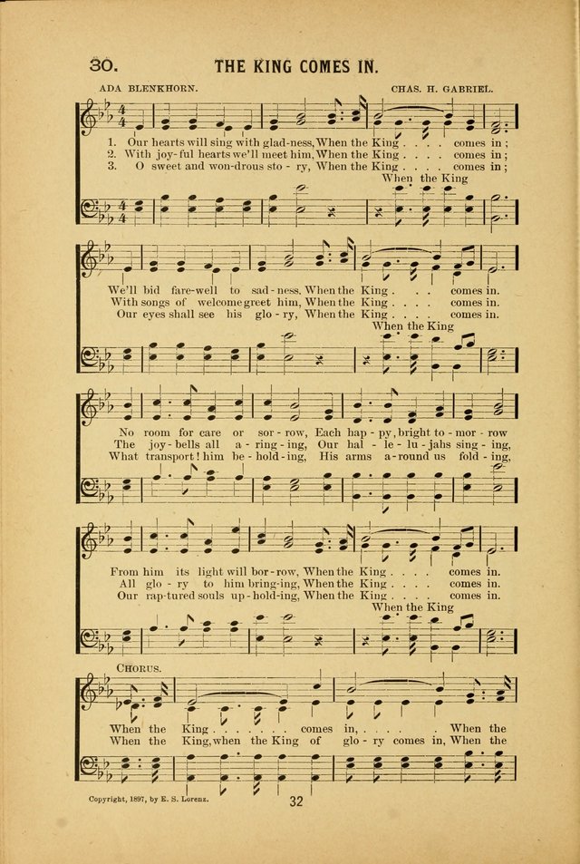 Riches of Grace: a Collection of New Songs and Standard Hymns page 32