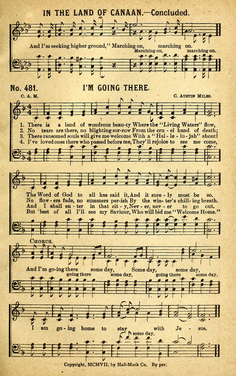 Rose of Sharon Hymns page 419