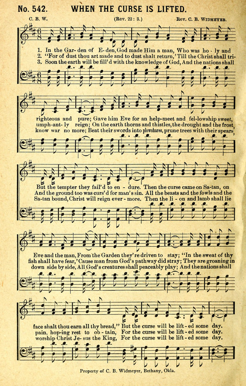 Rose of Sharon Hymns page 478