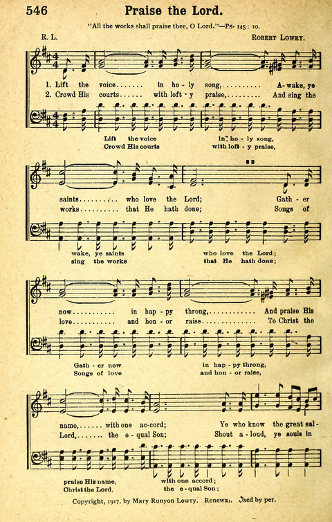 Rose of Sharon Hymns page 482