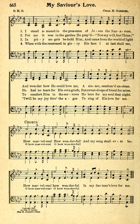 Rose of Sharon Hymns page 600