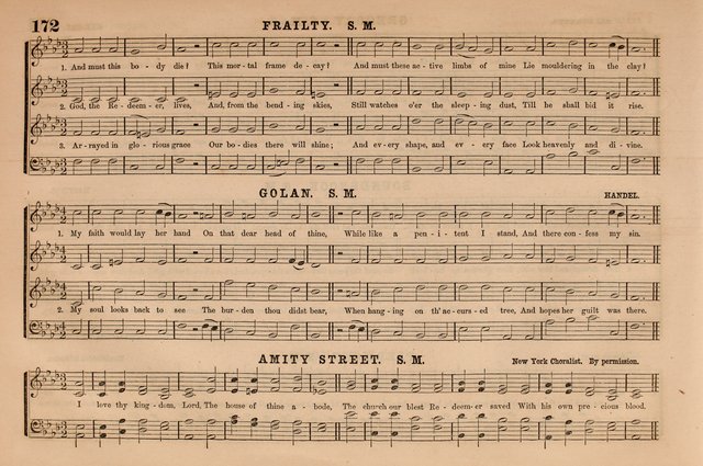 Selah: a collection of psalm and hymn tunes, introits, anthems, chants, motetts, choruses, etc. adapted to the use of classes, private circles, and worship assemblies page 172