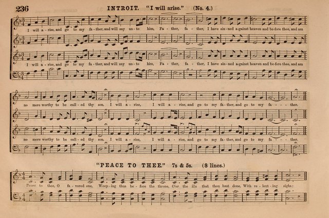 Selah: a collection of psalm and hymn tunes, introits, anthems, chants, motetts, choruses, etc. adapted to the use of classes, private circles, and worship assemblies page 236