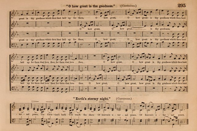 Selah: a collection of psalm and hymn tunes, introits, anthems, chants, motetts, choruses, etc. adapted to the use of classes, private circles, and worship assemblies page 295