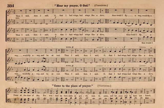 Selah: a collection of psalm and hymn tunes, introits, anthems, chants, motetts, choruses, etc. adapted to the use of classes, private circles, and worship assemblies page 334