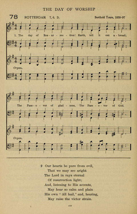 Songs for the Chapel: Arranged for male voices, for use in colleges, academies, schools and societies page 110