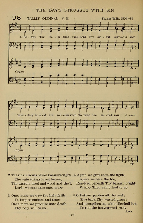 Songs for the Chapel: Arranged for male voices, for use in colleges, academies, schools and societies page 136