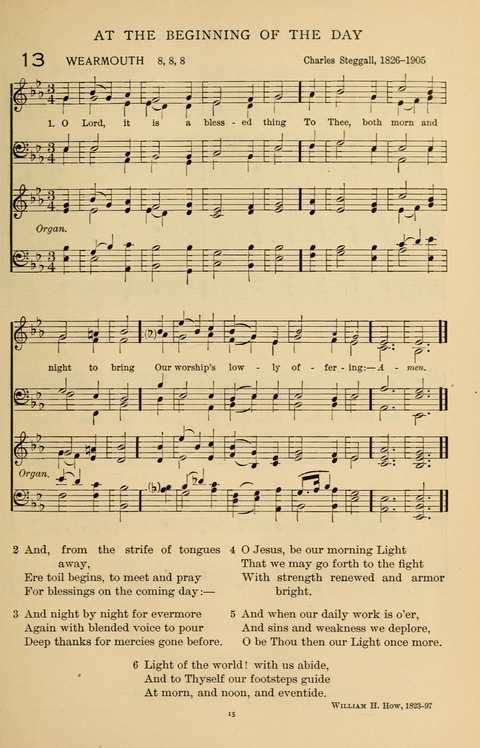 Songs for the Chapel: Arranged for male voices, for use in colleges, academies, schools and societies page 15