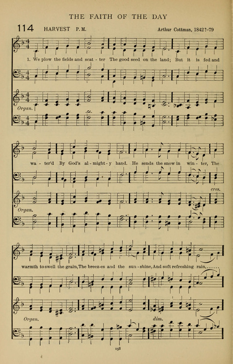 Songs for the Chapel: Arranged for male voices, for use in colleges, academies, schools and societies page 158