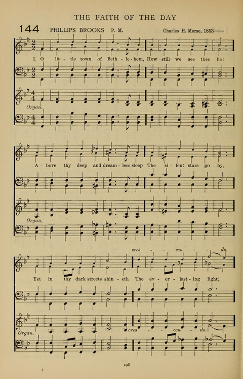 Songs for the Chapel: Arranged for male voices, for use in colleges, academies, schools and societies page 198