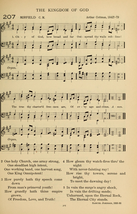 Songs for the Chapel: Arranged for male voices, for use in colleges, academies, schools and societies page 305