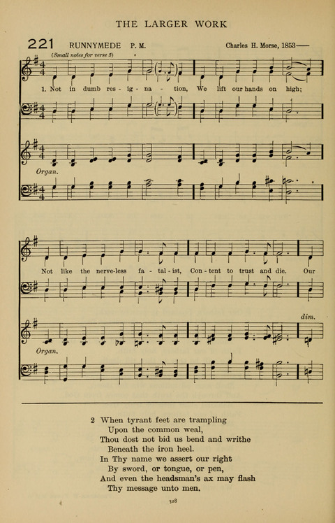Songs for the Chapel: Arranged for male voices, for use in colleges, academies, schools and societies page 328