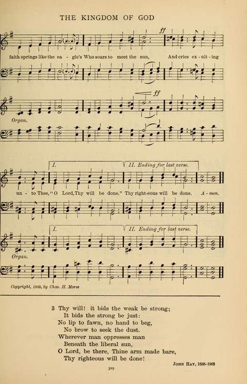 Songs for the Chapel: Arranged for male voices, for use in colleges, academies, schools and societies page 329