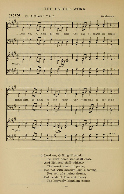 Songs for the Chapel: Arranged for male voices, for use in colleges, academies, schools and societies page 334