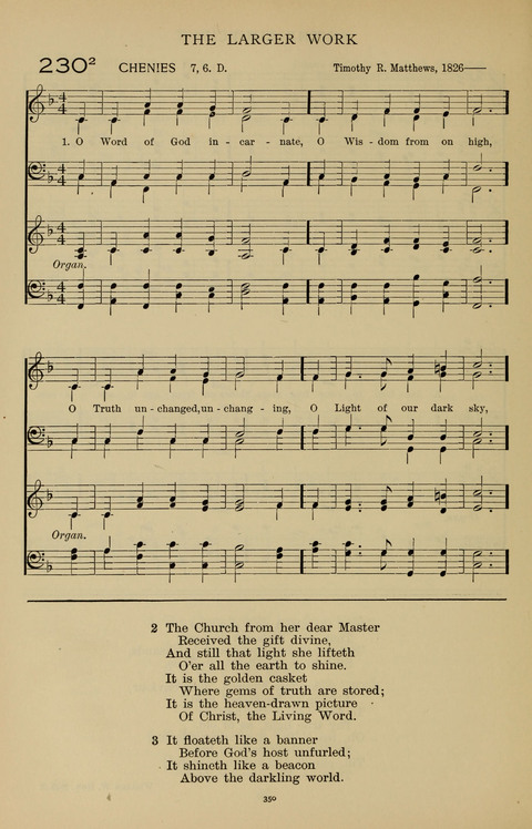 Songs for the Chapel: Arranged for male voices, for use in colleges, academies, schools and societies page 350