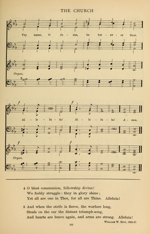 Songs for the Chapel: Arranged for male voices, for use in colleges, academies, schools and societies page 353