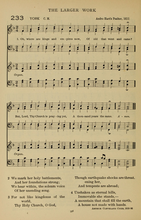 Songs for the Chapel: Arranged for male voices, for use in colleges, academies, schools and societies page 356