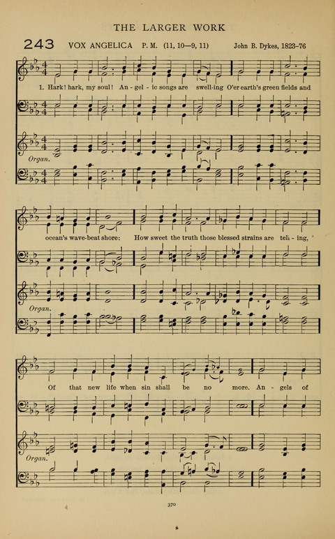 Songs for the Chapel: Arranged for male voices, for use in colleges, academies, schools and societies page 370